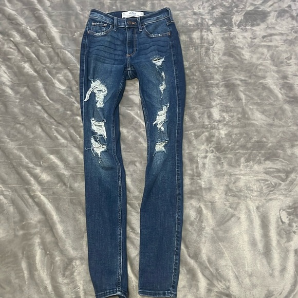 Skinny Ripped Jeans Hollister - Picture 1 of 4